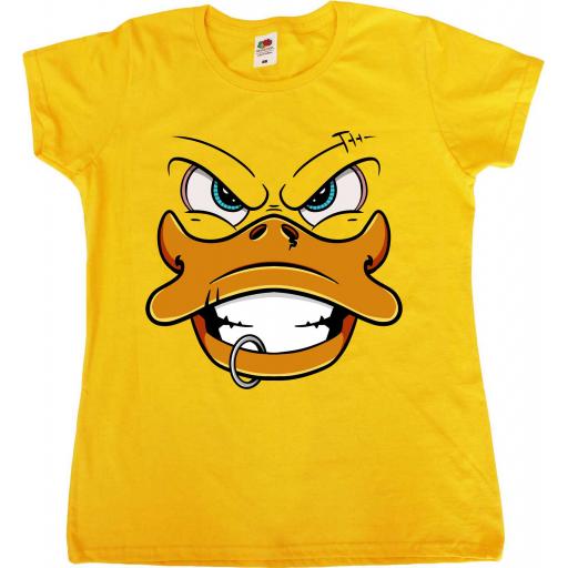 Punk Rubber Duck Female T-Shirt